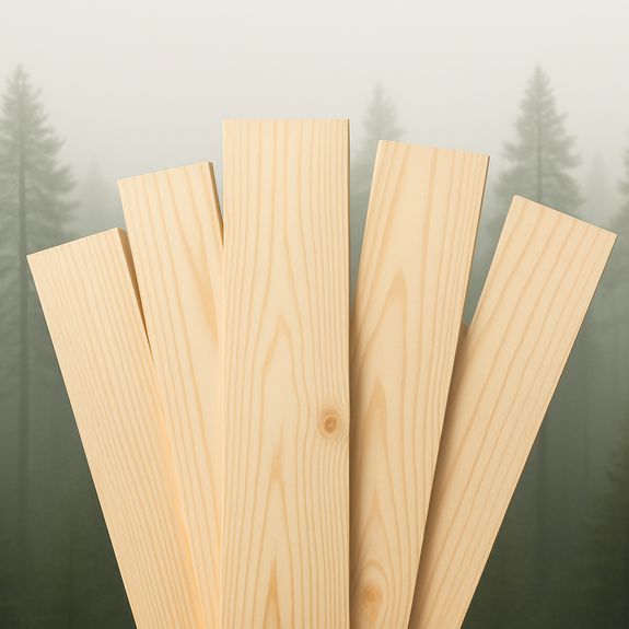 Bois de pin blanc de première qualité