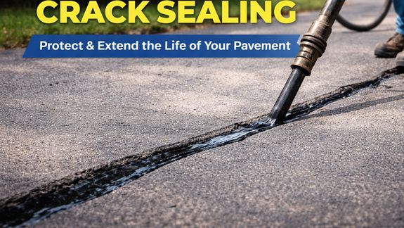 Stop Cracks Early and Extend the Life of Your Driveway or Parking Lot