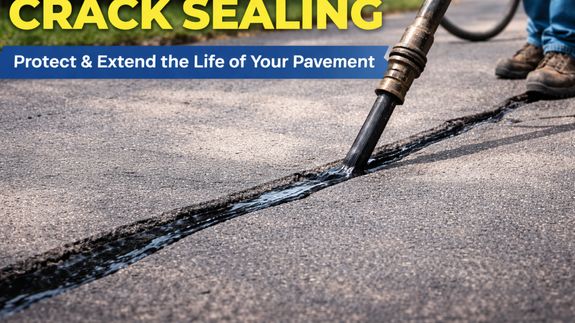 Stop Cracks Early and Extend the Life of Your Driveway or Parking Lot
