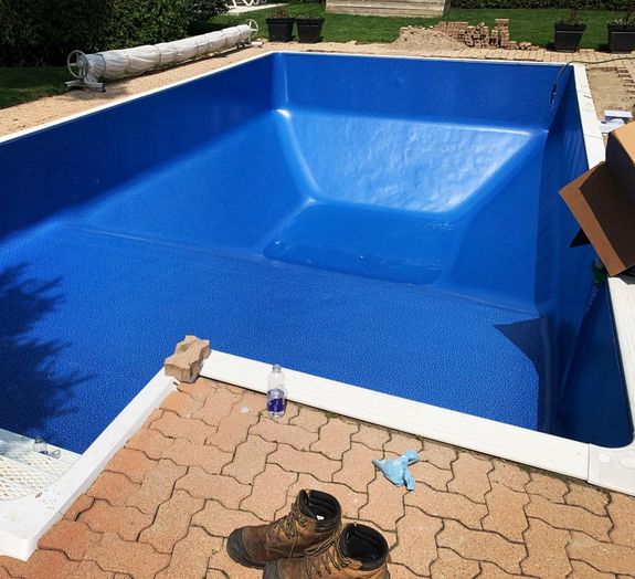 What maintenance is required for a custom swimming pool?